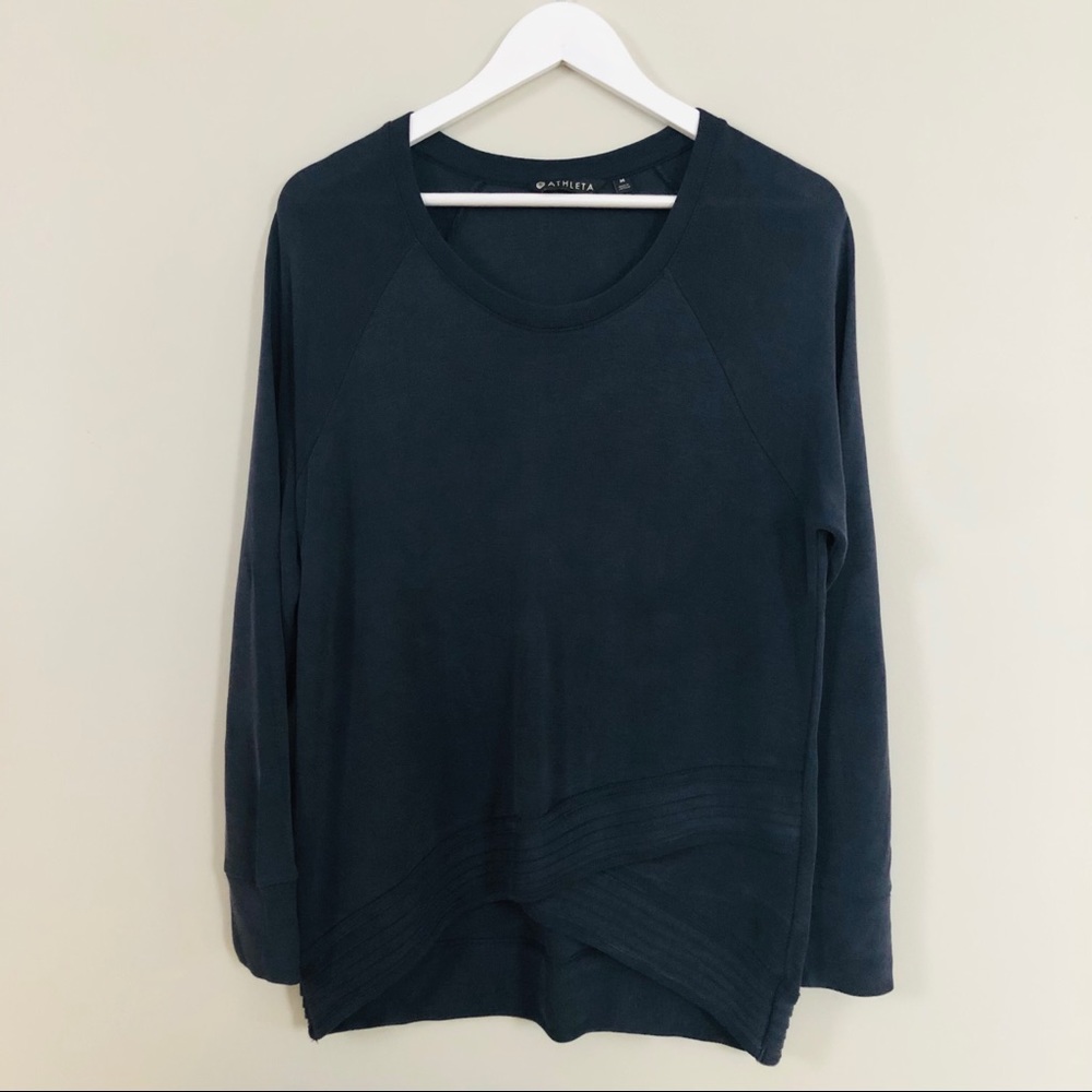 Athleta Criss Cross Hem Top